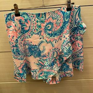 Lilly Pulitzer wrap skort.